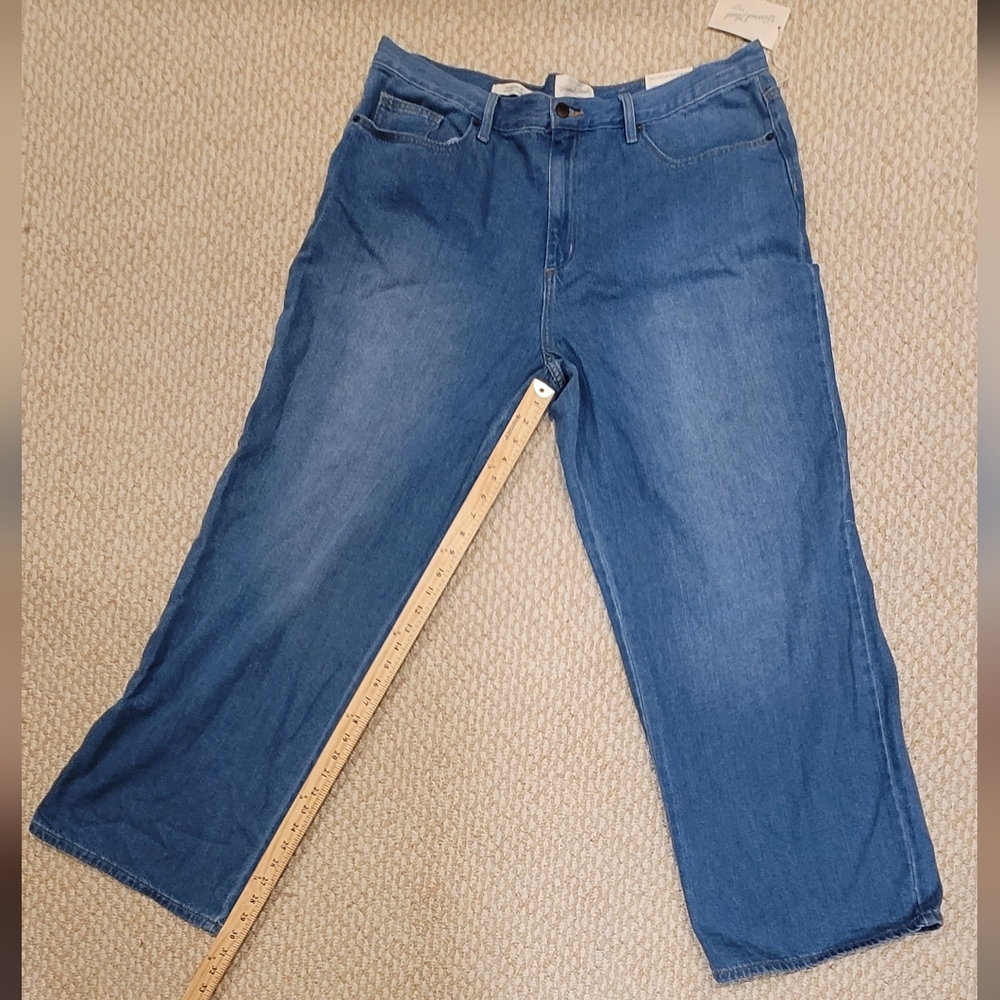 Universal Thread Blue Wide Leg Jeans - Picture 5 of 9